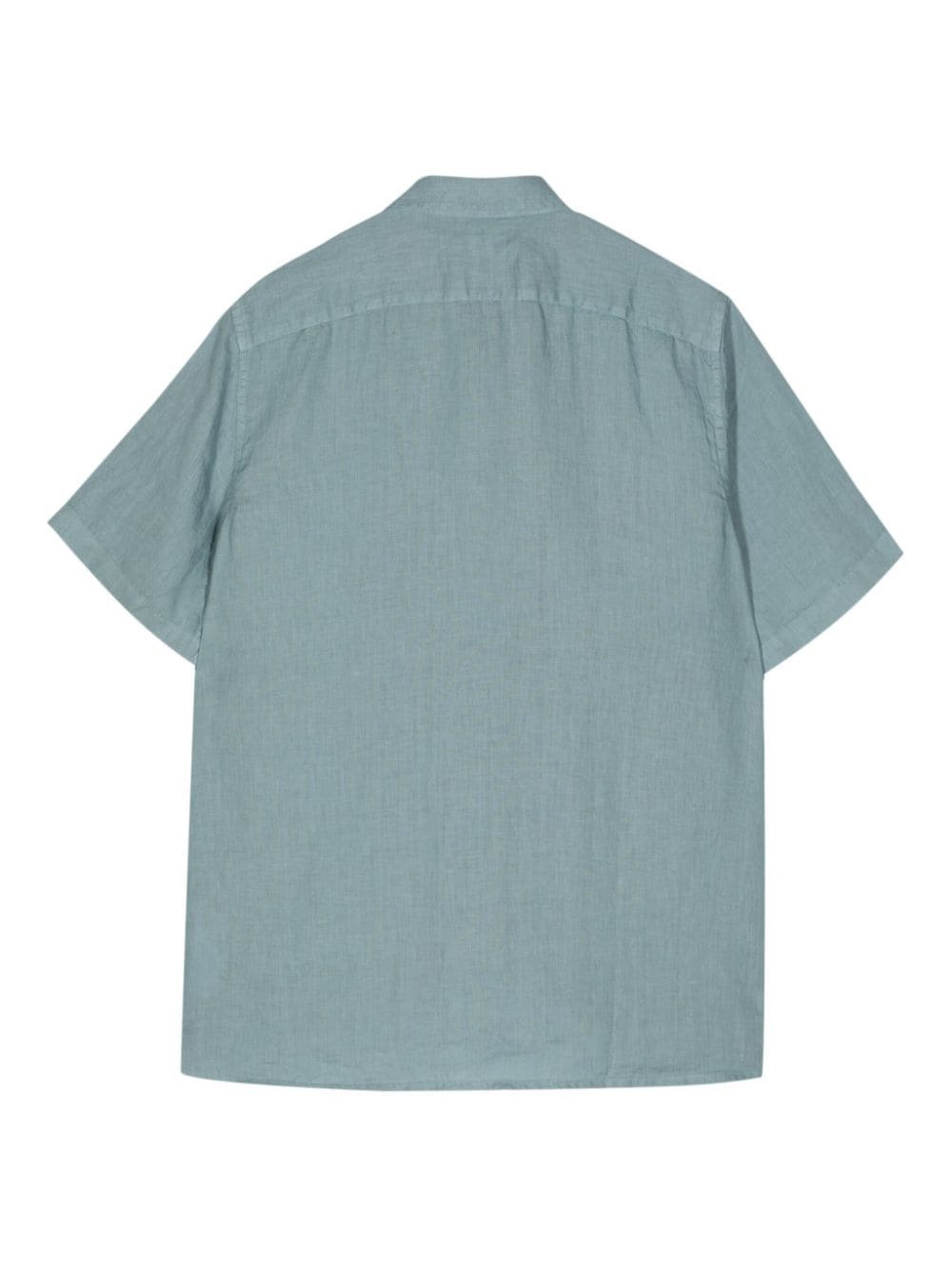 PS Paul Smith short-sleeve linen shirt - Blauw