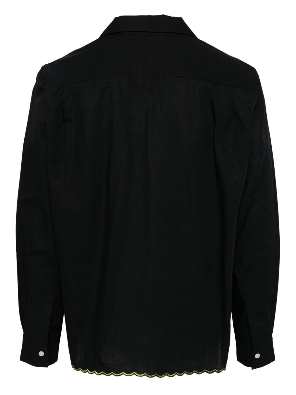 BODE Rosefinch embroidered shirt - Zwart