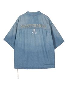 Mastermind World denim short-sleeve shirt - Blauw