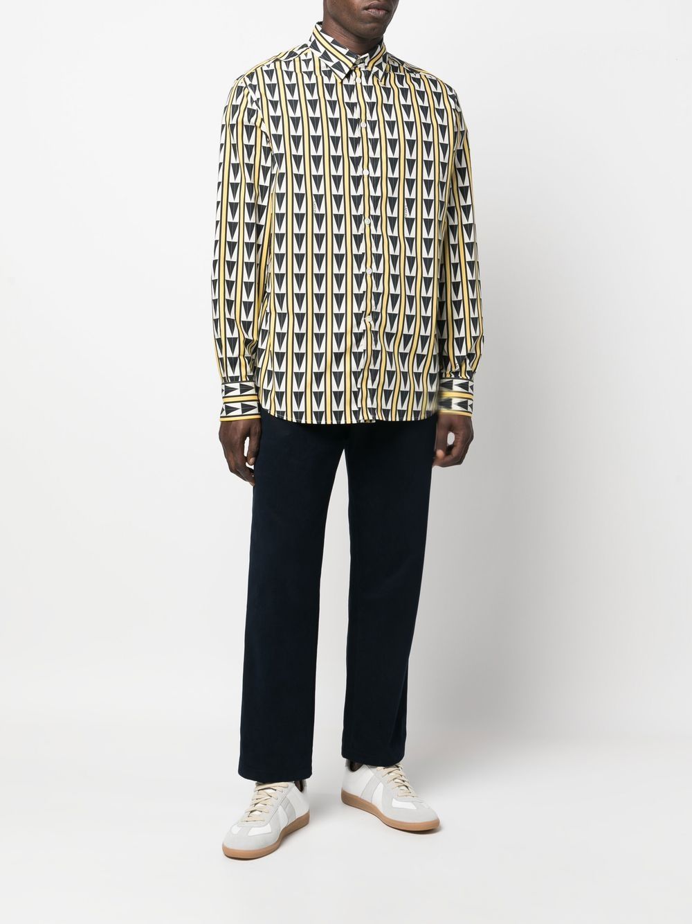 Lanvin Button-up overhemd - Geel