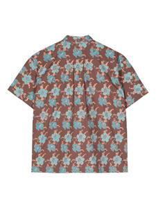 STORY mfg. floral-print cotton shirt - Bruin