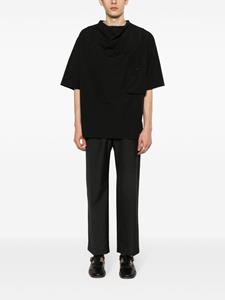 LEMAIRE short-sleeve cotton shirt - Zwart