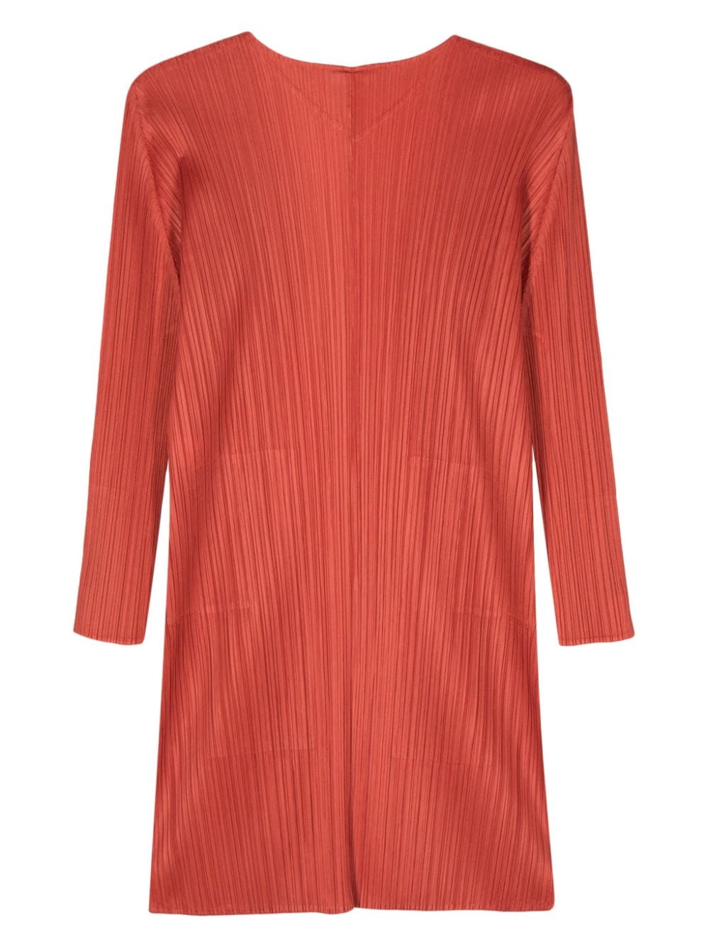 Pleats Please Issey Miyake Monthly Colors April pleated coat - Rood