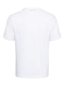 Black Comme Des Garçons x Nike logo-print cotton T-shirt - Wit
