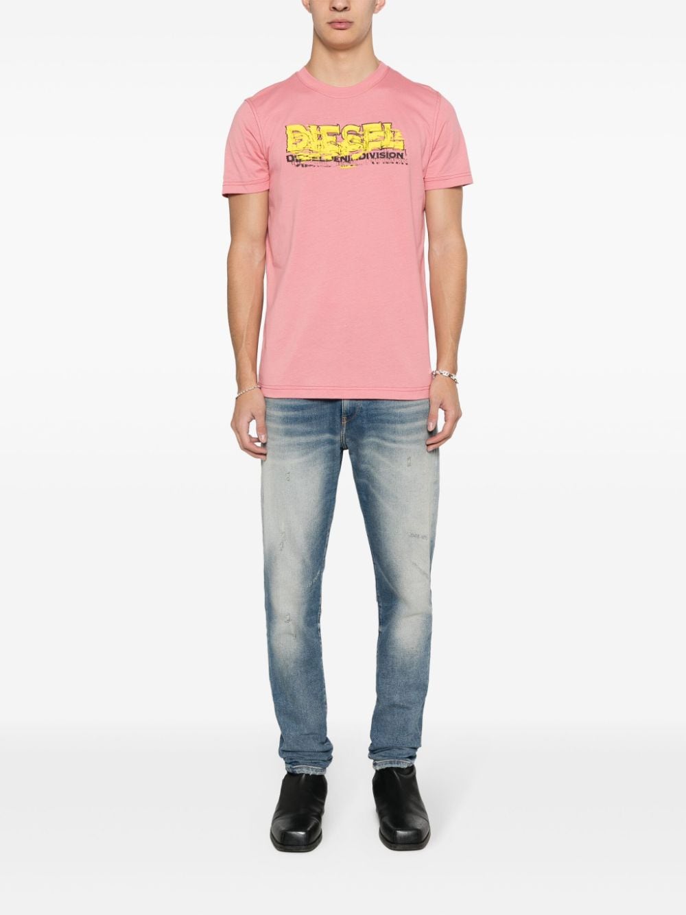 Diesel T-Diegor-K70 T-shirt - Roze