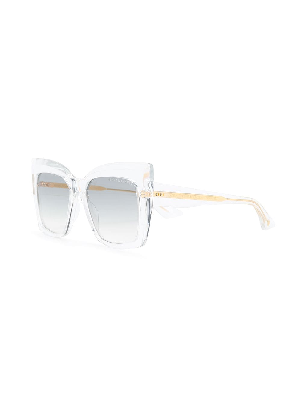 Dita Eyewear Telemaker zonnebril met vierkant montuur - Wit