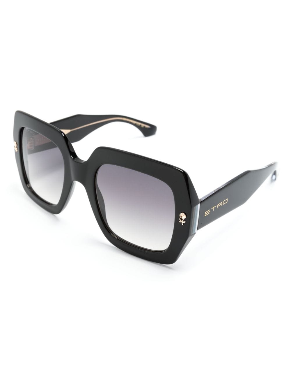 ETRO mania square-frame sunglasses - Zwart