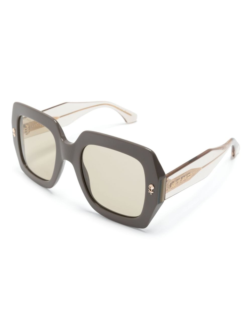 ETRO mania square-frame sunglasses - Grijs