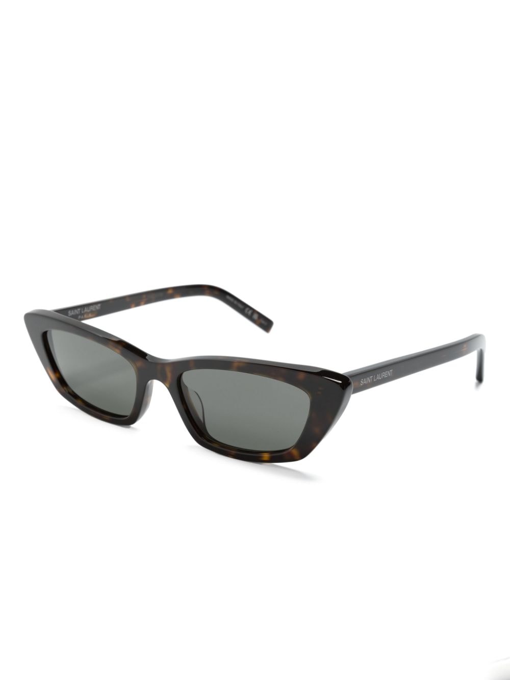 Saint Laurent Eyewear cat-eye frame sunglasses - Bruin