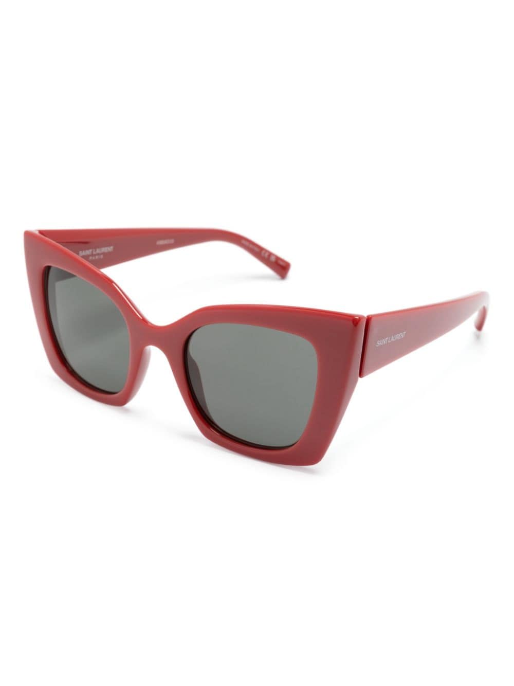 Saint Laurent Eyewear SL 552 oversize-frame sunglasses - Rood