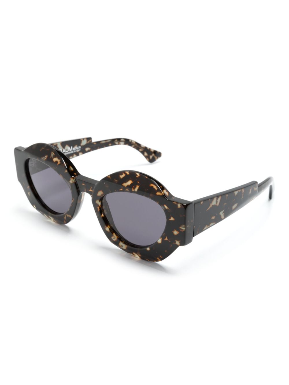 Kuboraum X22 geometric-frame sunglasses - Zwart