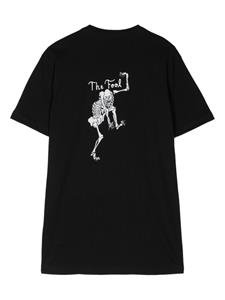 PS Paul Smith skeleton-print organic cotton T-shirt - Zwart