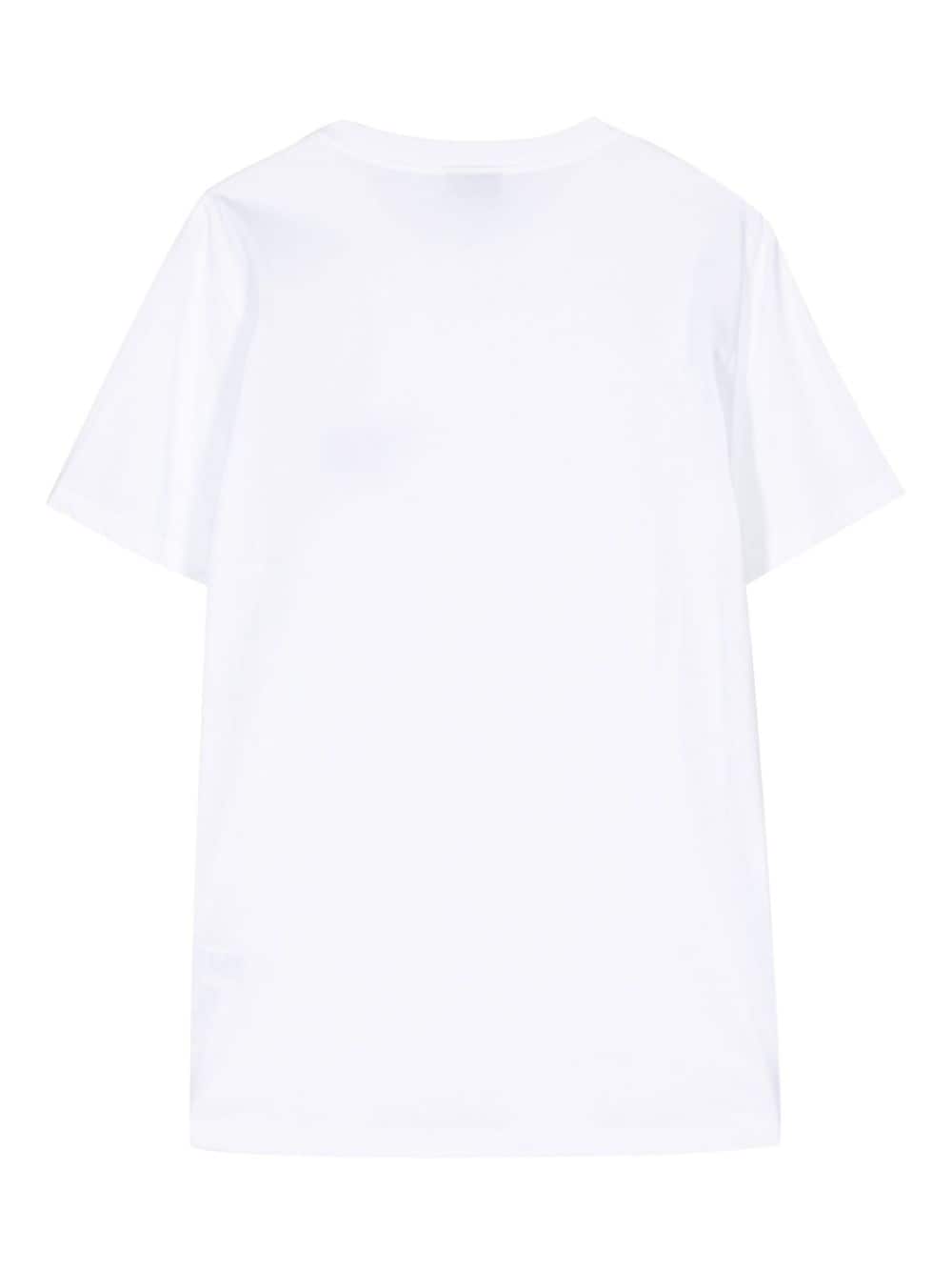 PS Paul Smith heart-print cotton T-shirt - Wit
