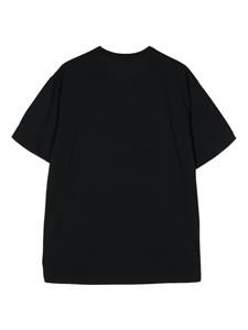 Comme des Garçons Homme Plus leaf-appliqué T-shirt - Zwart