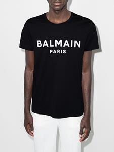 Balmain T-shirt met logoprint - Zwart