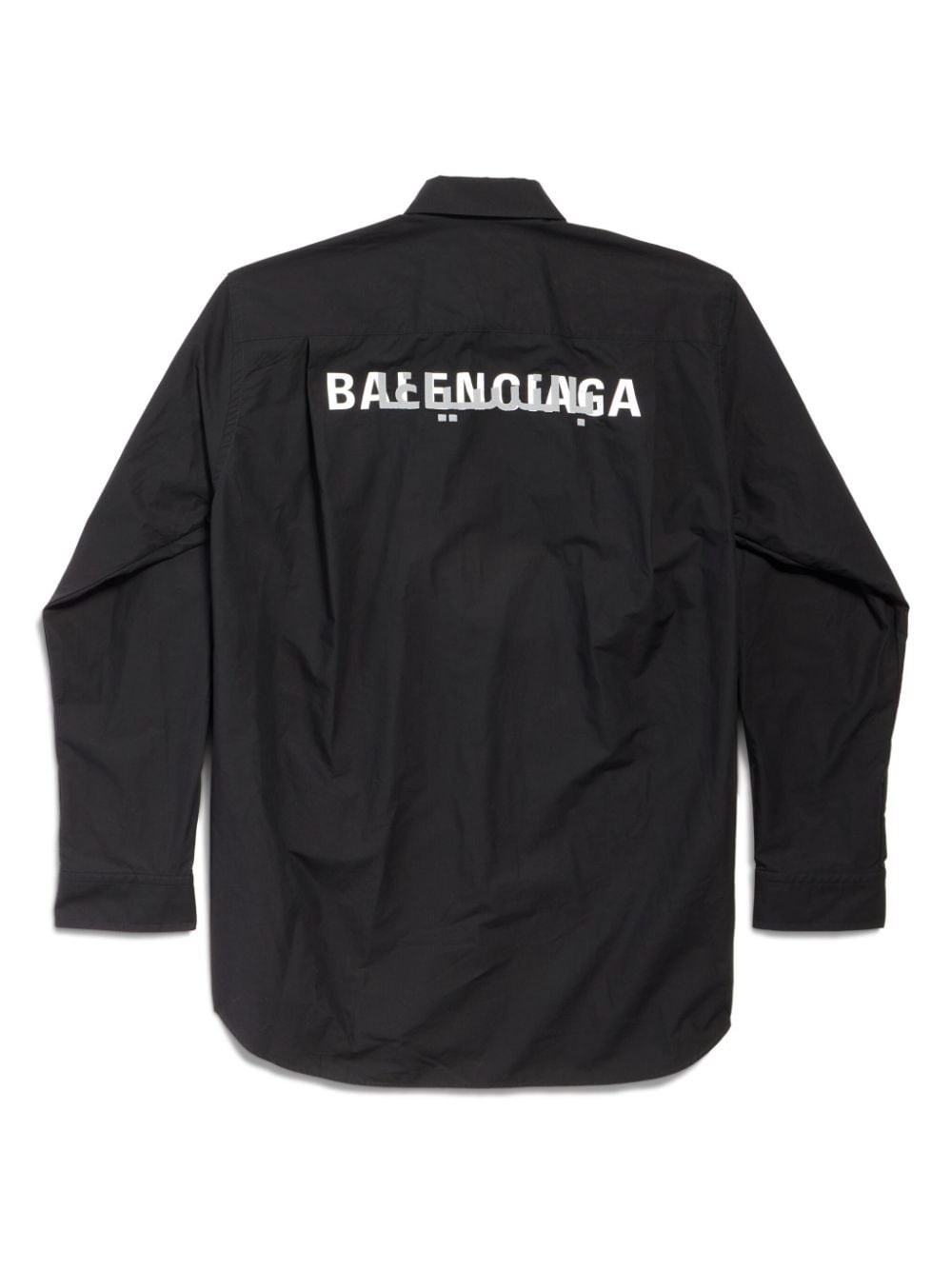 Balenciaga blouse met logoprint - Zwart