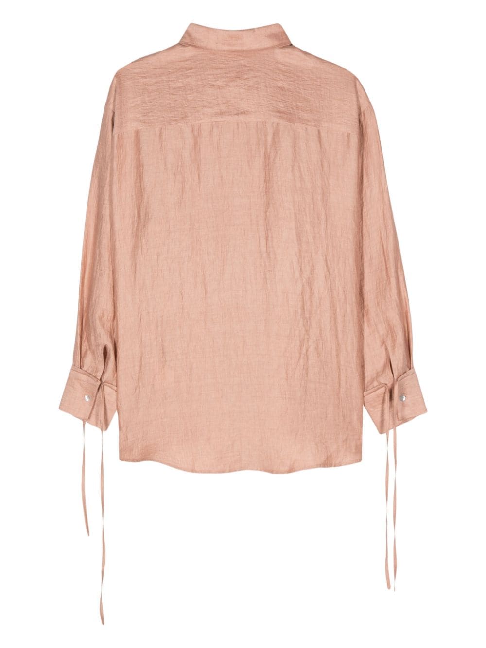 AERON Soir crinkled shirt - Roze