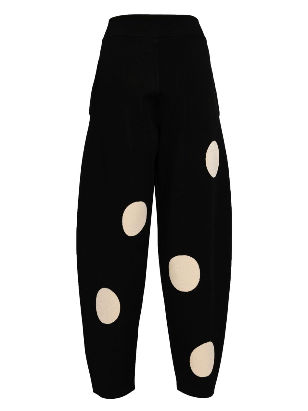Stella McCartney polka-dot fine-knit trousers - Zwart