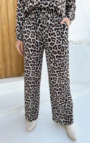 The Musthaves Leopard Loose Fit Pants