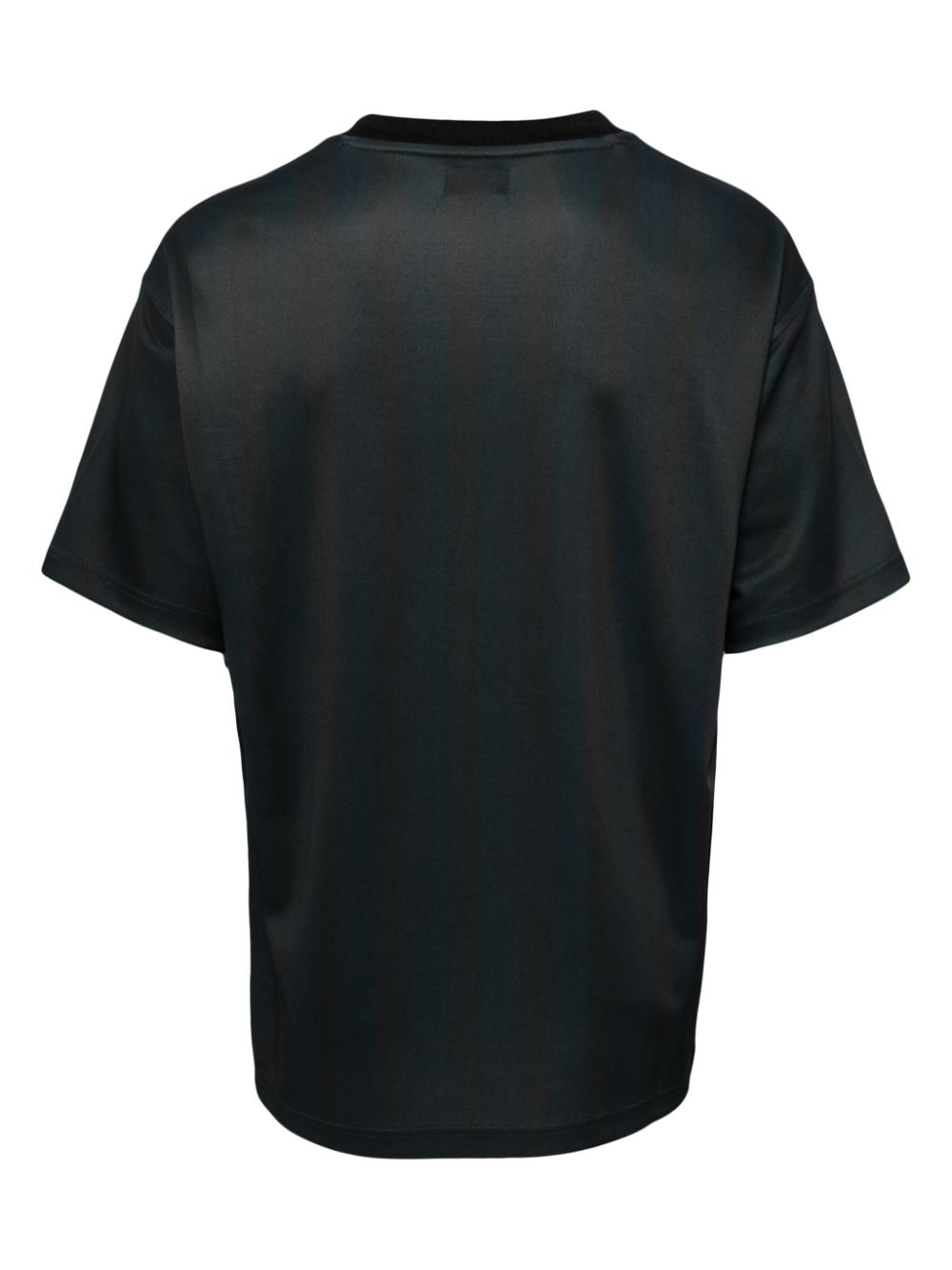 STUDIO TOMBOY logo-print v-neck t-shirt - Zwart