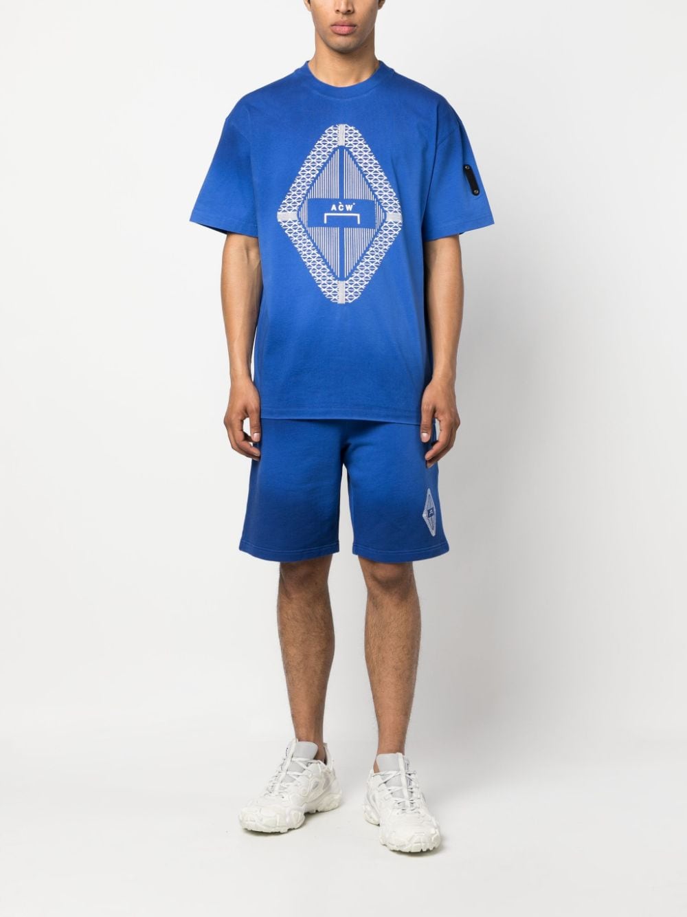 A-COLD-WALL* T-shirt met logoprint - Blauw