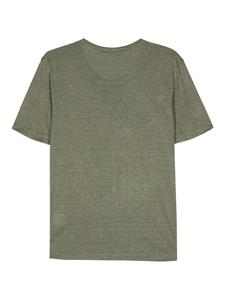 Lardini short-sleeve linen T-shirt - Groen