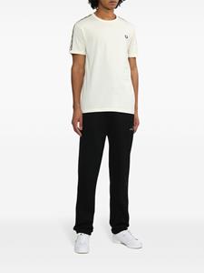 Fred Perry logo-embroidered cotton T-shirt - Wit