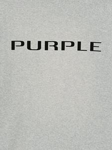 Purple Brand Katoenen T-shirt met print - Grijs