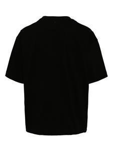 SOLID HOMME patch-pocket cotton T-shirt - Zwart