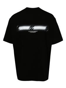 SOLID HOMME logo-print cotton T-shirt - Zwart