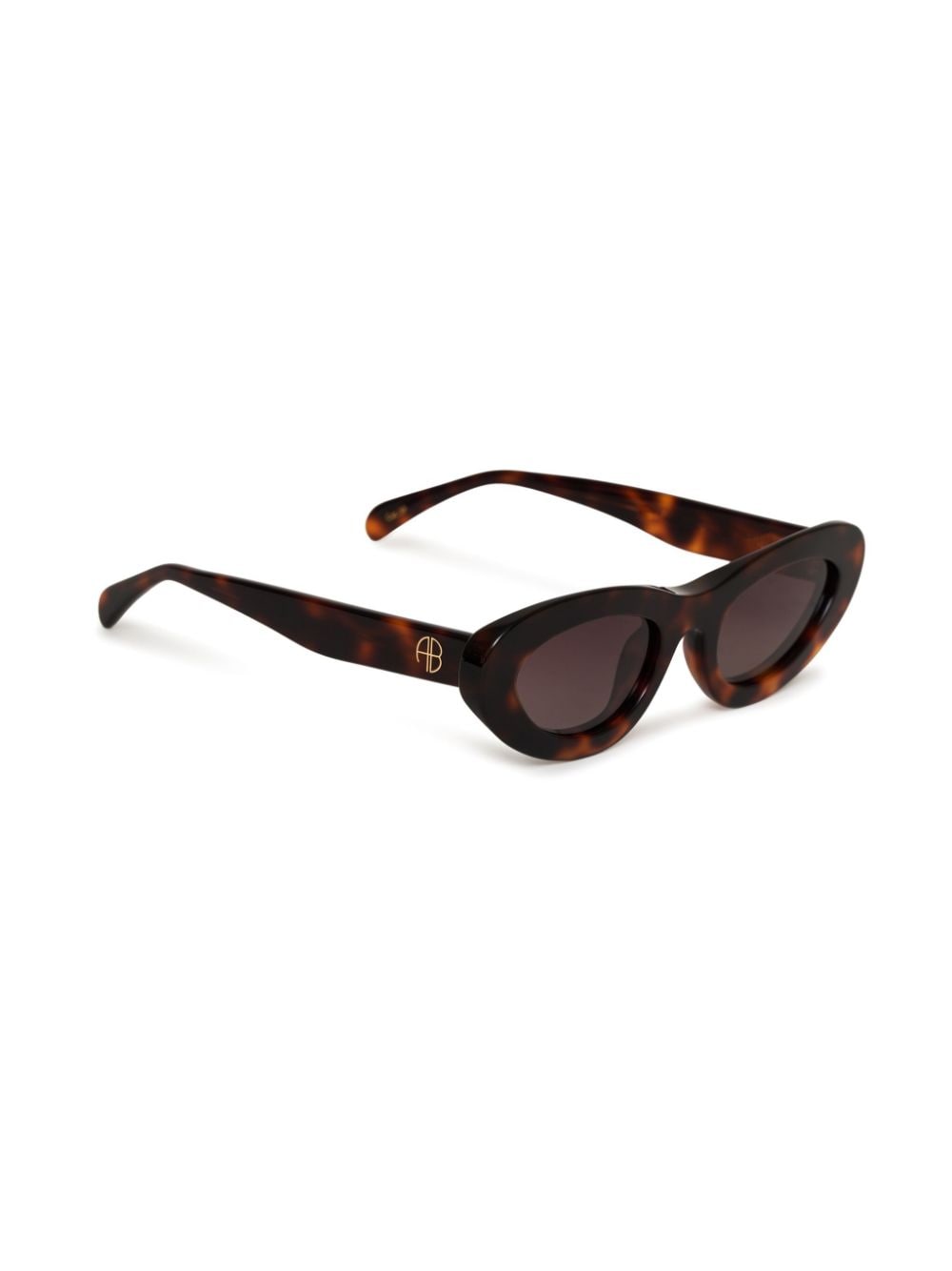 ANINE BING roma cat-eye frame sunglasses - Bruin