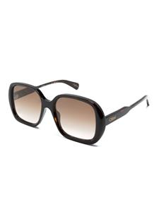 Chloé Eyewear Gayia square-frame sunglasses - Bruin