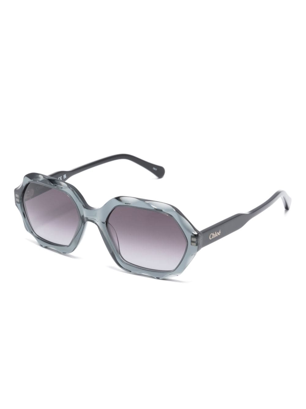 Chloé Eyewear CH0227S transparent-frame sunglasses - Grijs