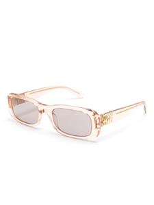 Miu Miu Eyewear transparent rectangle-frame sunglasses - Roze