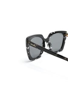 Prada Eyewear butterfly-frame sunglasses - Zwart