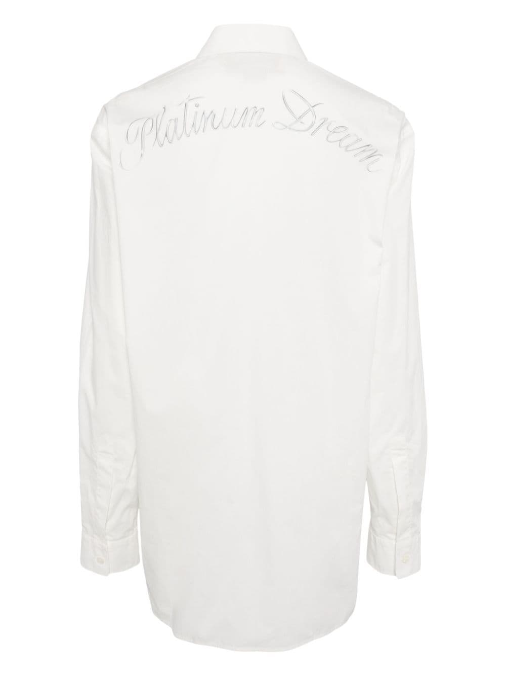 Stella McCartney x Sorayama Sexy Robot cotton shirt - Wit