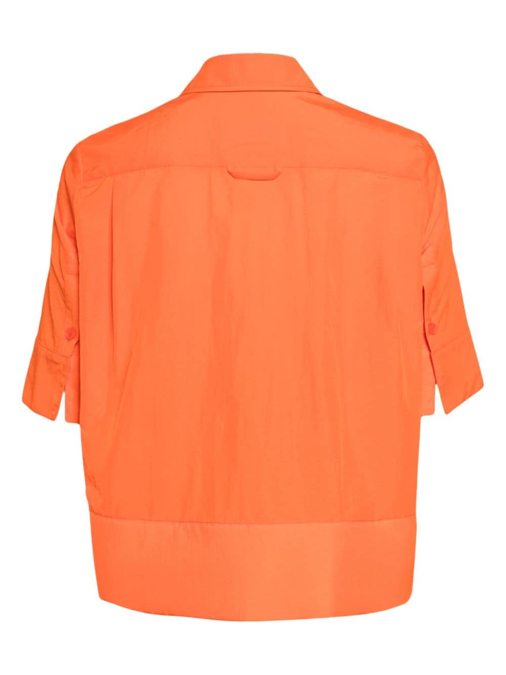 Melitta Baumeister cropped short-sleeve shirt - Oranje