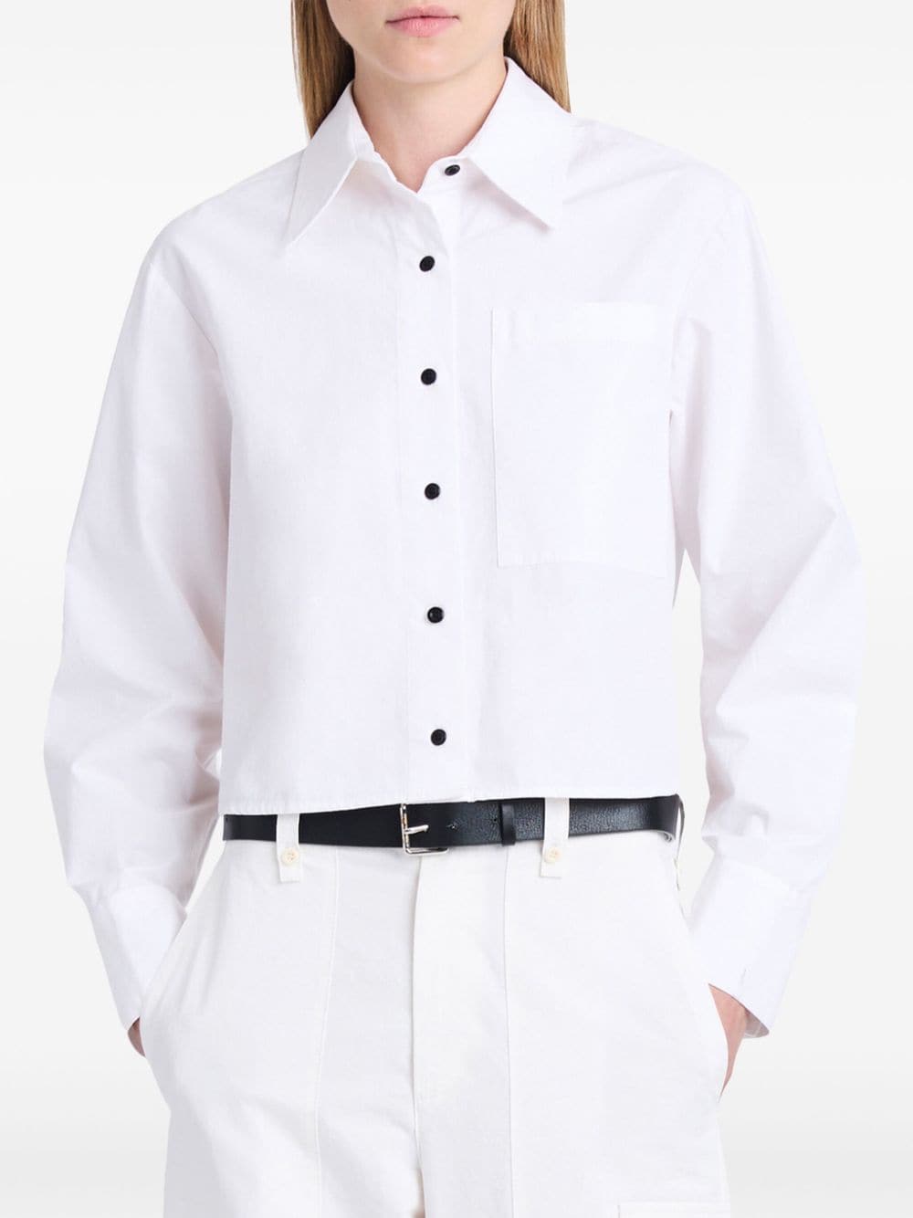 Proenza Schouler White Label Alma button-up cotton shirt - Wit