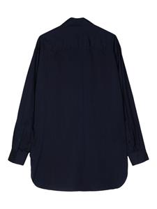 Y's cut-out twill shirt - Blauw