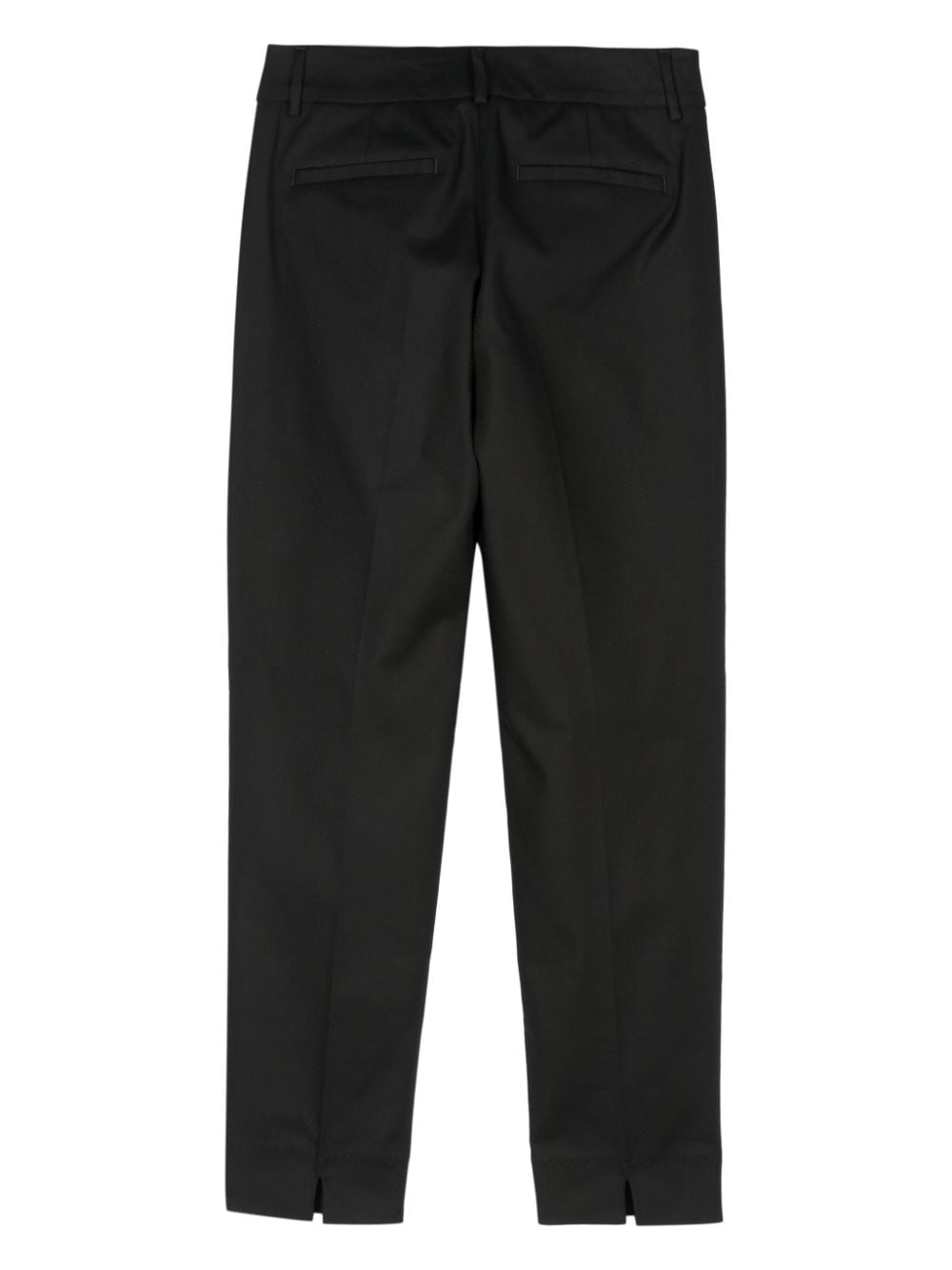 Peserico pressed-crease trousers - Zwart