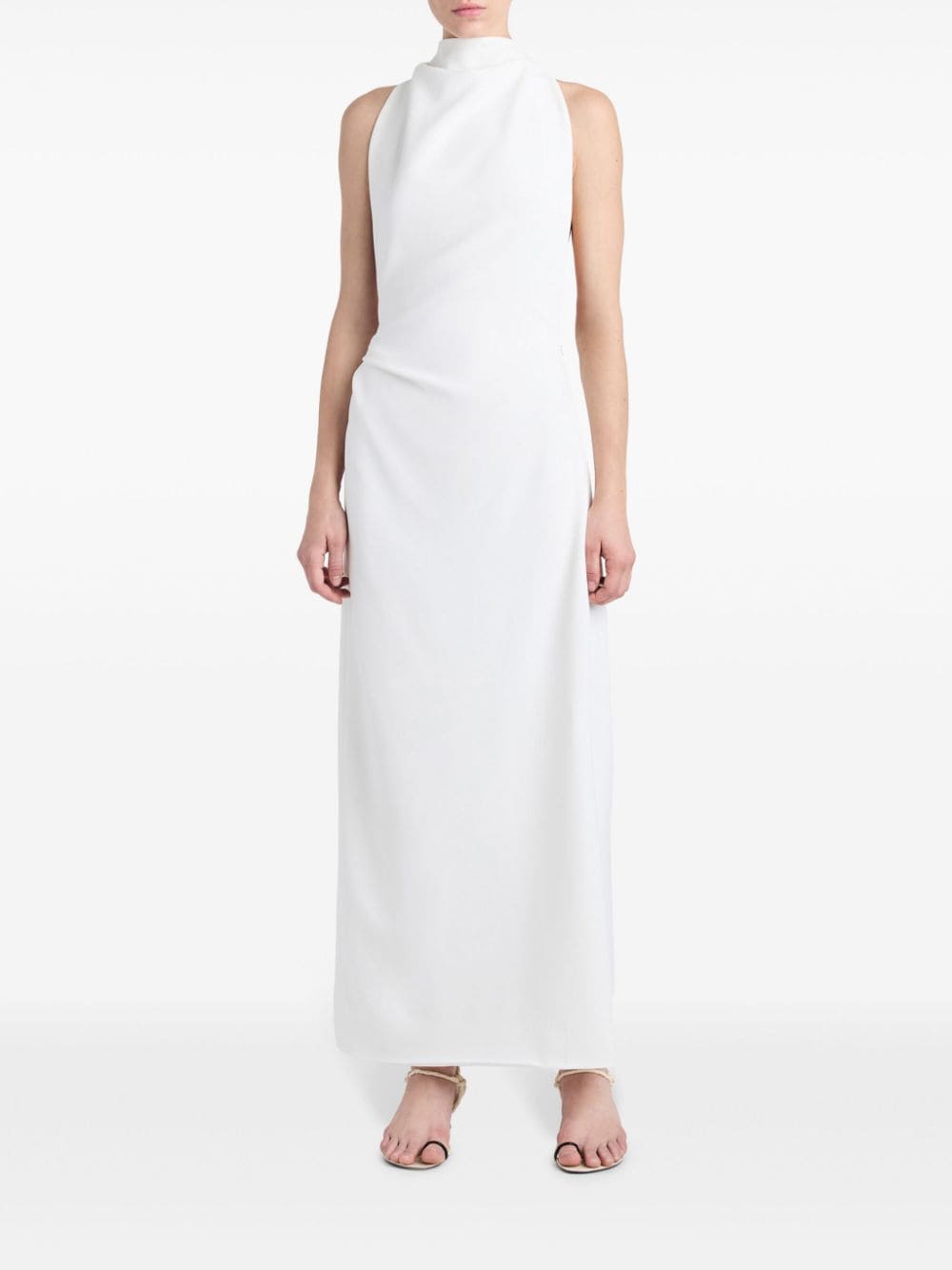 Proenza Schouler Maxi-jurk met gedraaid bandje - Wit