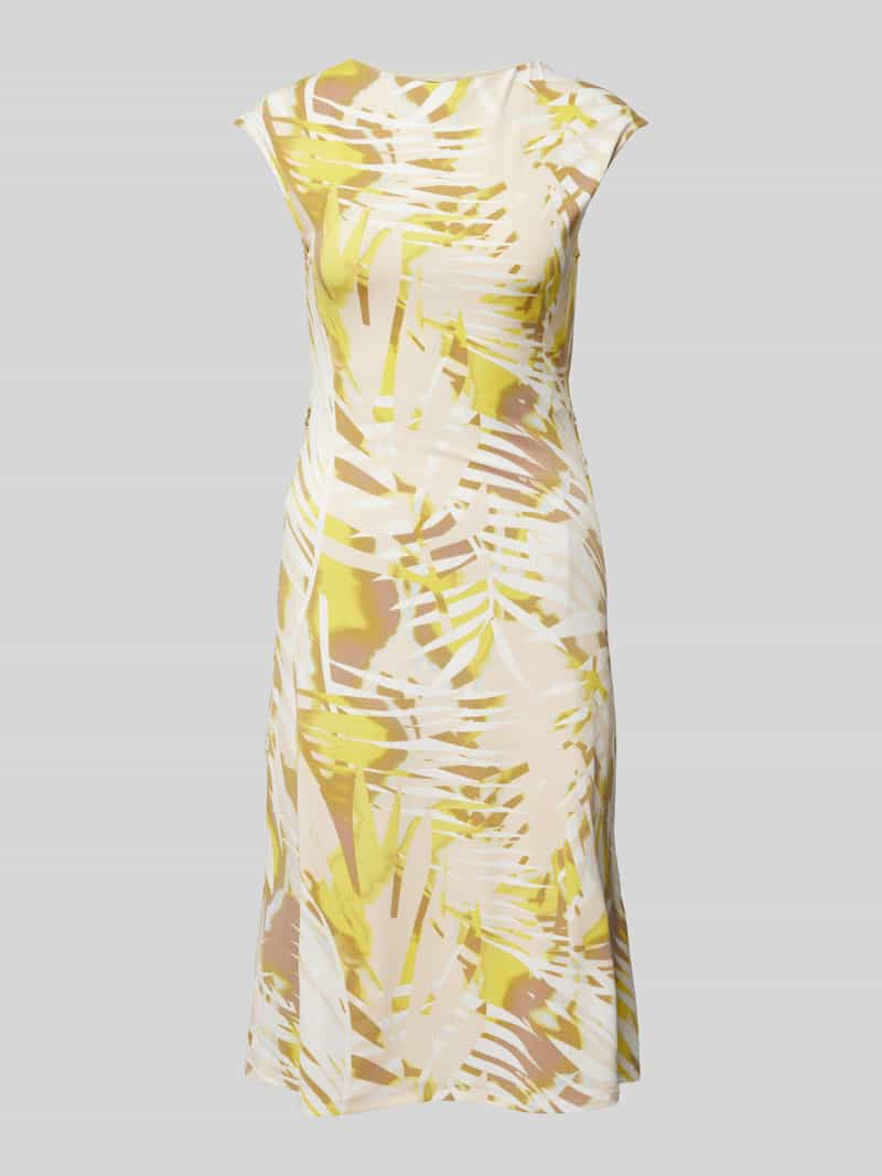 Comma Minikleid Kleid mit Riegel-Detail Riegel, Teilungsnähte