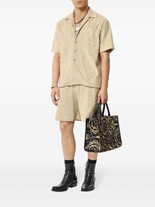 Versace Katoenen overhemd met patroon - Beige