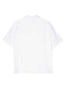 NN07 Julio short-sleeve linen shirt - Wit
