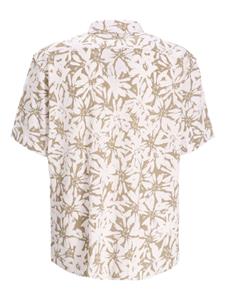 BOSS Overhemd met print - Wit