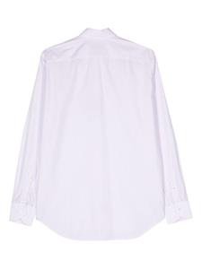 Canali check-pattern cotton shirt - Roze
