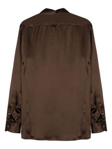 TOM FORD long-sleeve silk shirt - Bruin