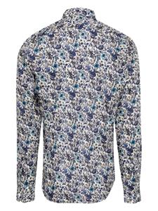 Paul Smith floral-print poplin shirt - Paars