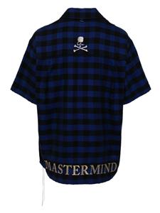 Mastermind Japan checked cotton shirt - Zwart