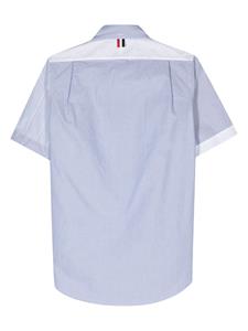 Thom Browne colour-block button-down shirt - Wit